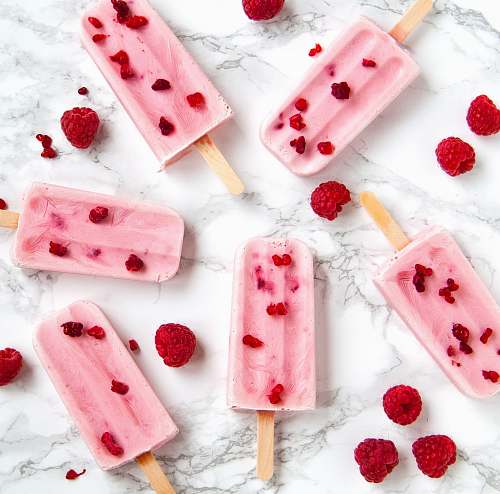 ice pop strawberry popsicles raspberry